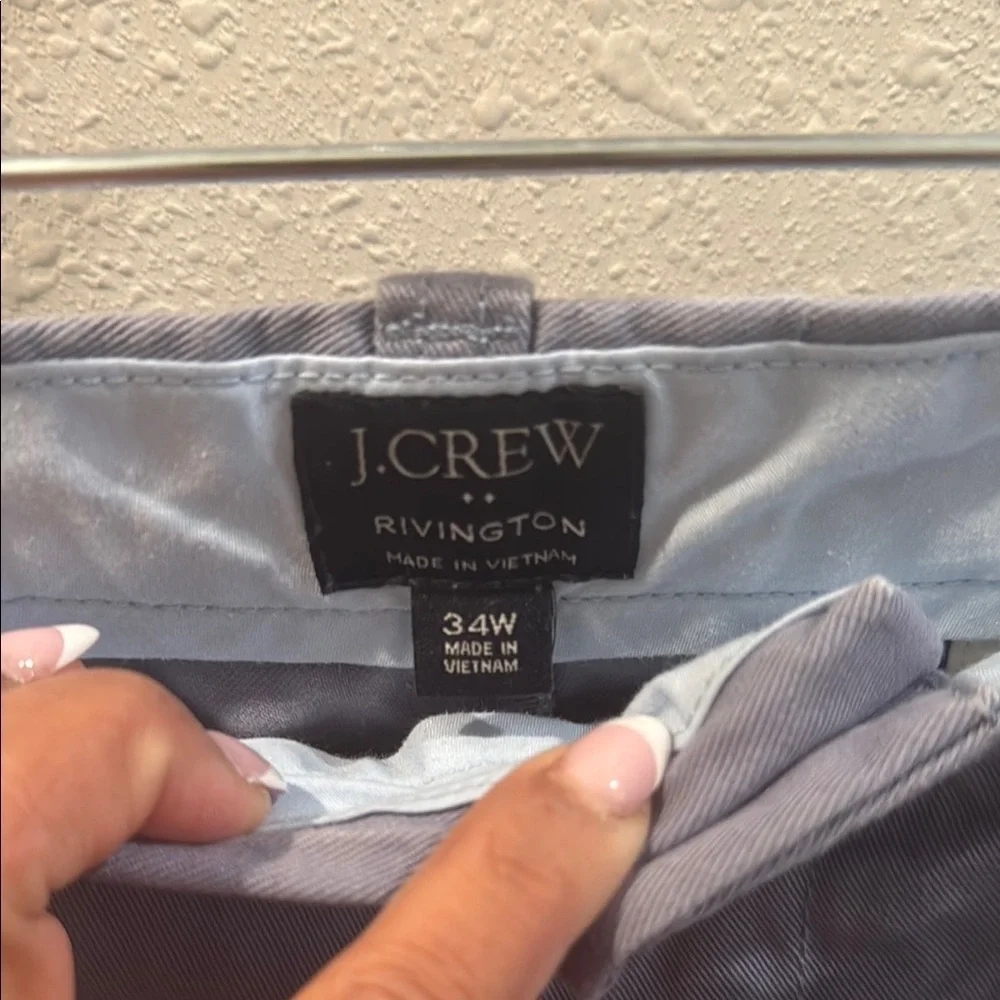 J. Crew Gray Flat Front Shorts Classic Style